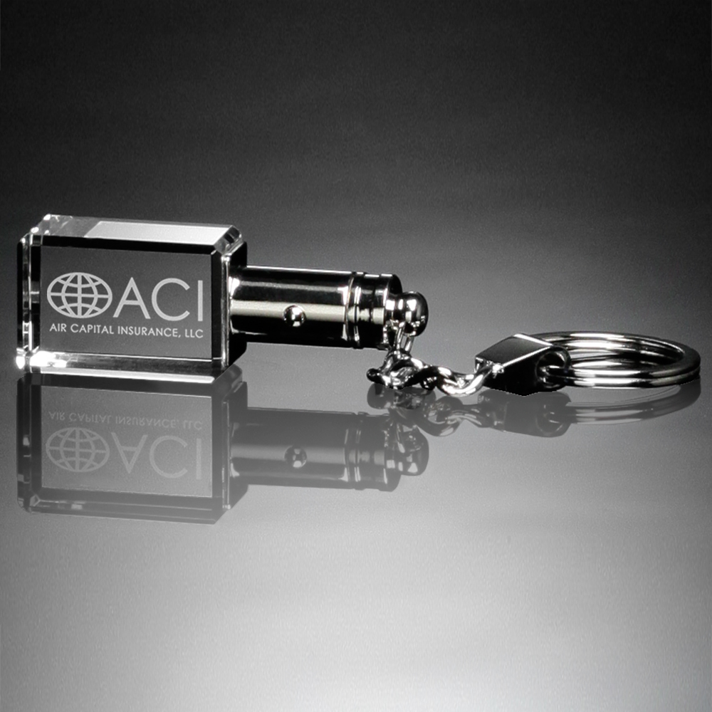 Keychain Lighted Rectangle Keychain