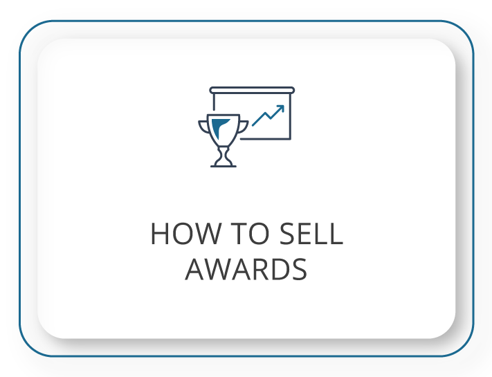 how to sell awards page button