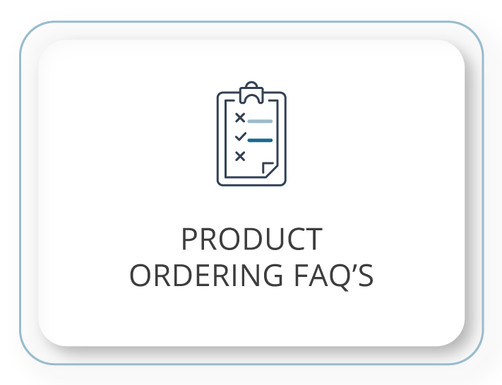 product ordering faq page button