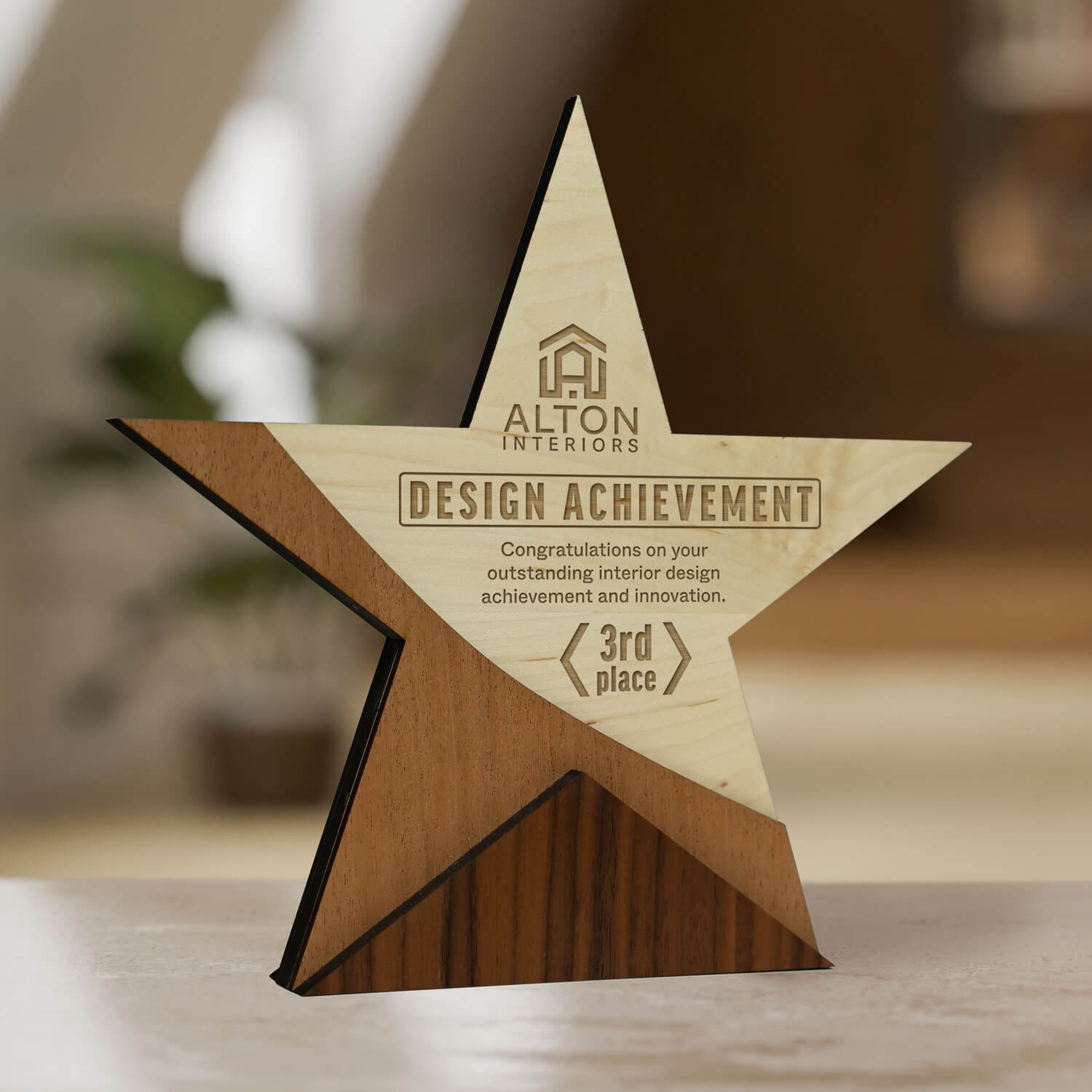 Image of Crystal-D Woodcrest Star